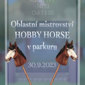  Oblastní mistrovství  Hobby Horse v parkuru