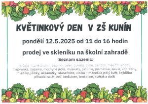 Květinkový den v ZŠ Kunín 1
