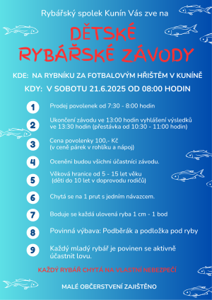 Dětské rybářské závody